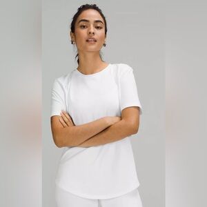 LULULEMON Love Crew T Tee Shirt 12 NWT White